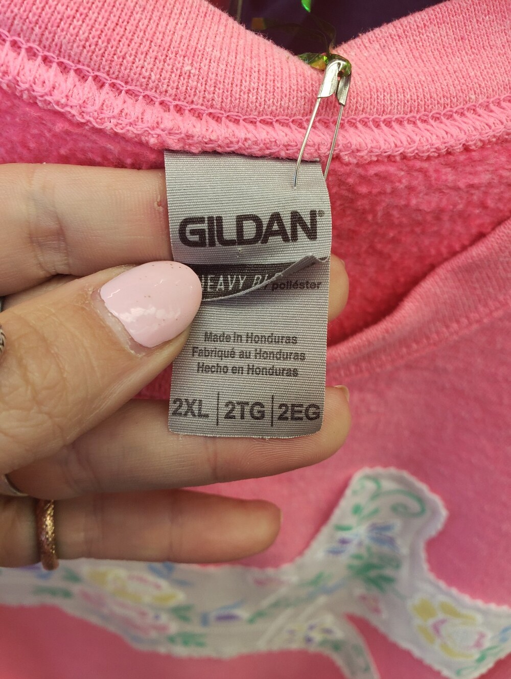 Upcycled Spring Sweatshirt - Picture 6 of 8